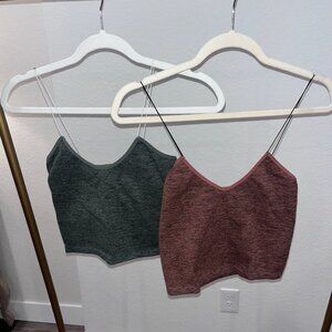 Free People Skinny Strap Seamless Brami Two Pack